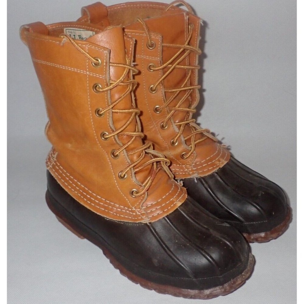 Vintage LL Bean Women's‎ Insulated Maine Hunting Shoes Duck Boots USA Made US 6
